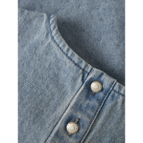 NAME IT Denim Top Rain Special Blue Grey Denim